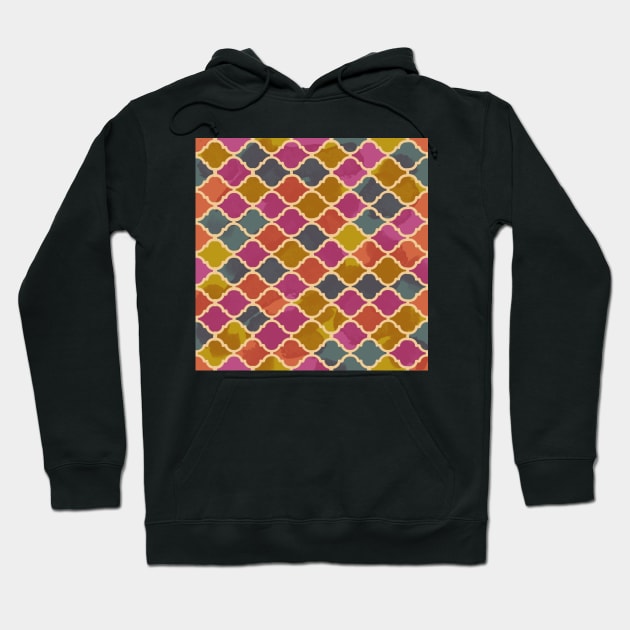 sophisticated Tile pattern Hoodie by ArtInPi